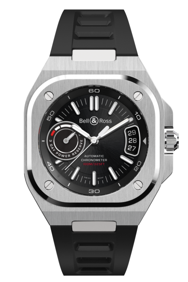 BR-X5 BLACK STEEL 41 MM - BRX5R-BL-ST/SRB