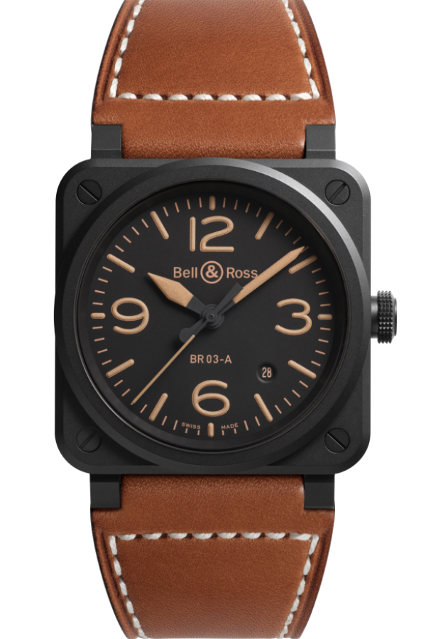BR 03 HERITAGE 41 MM - BR03A-HER-CE/SCA